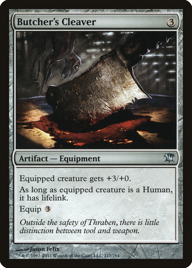 Butcher's Cleaver [Innistrad] | Card Merchant Takapuna