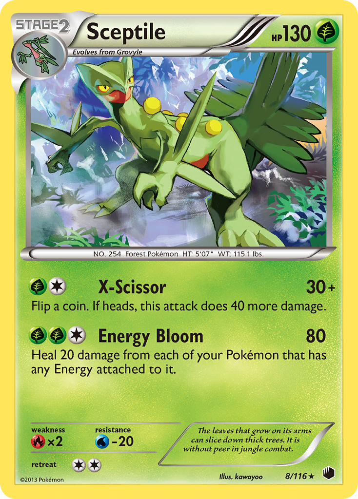 Sceptile (8/116) [Black & White: Plasma Freeze] | Card Merchant Takapuna