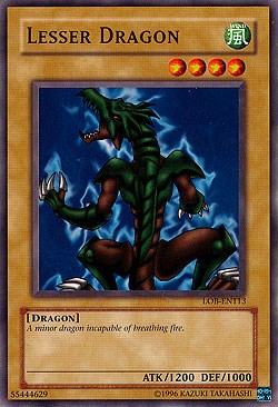 Lesser Dragon [LOB-EN113] Common | Card Merchant Takapuna