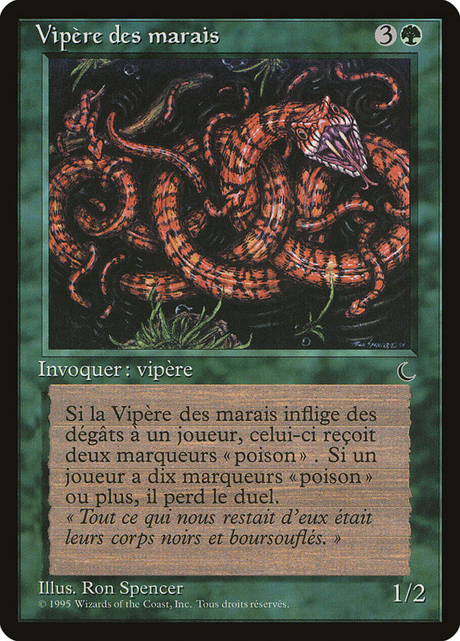 Marsh Viper (French) - "Vipere des marais" [Renaissance] | Card Merchant Takapuna