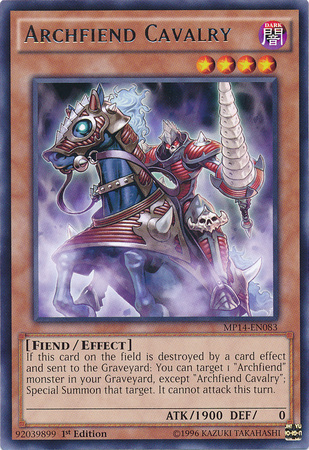 Archfiend Cavalry [MP14-EN083] Rare | Card Merchant Takapuna