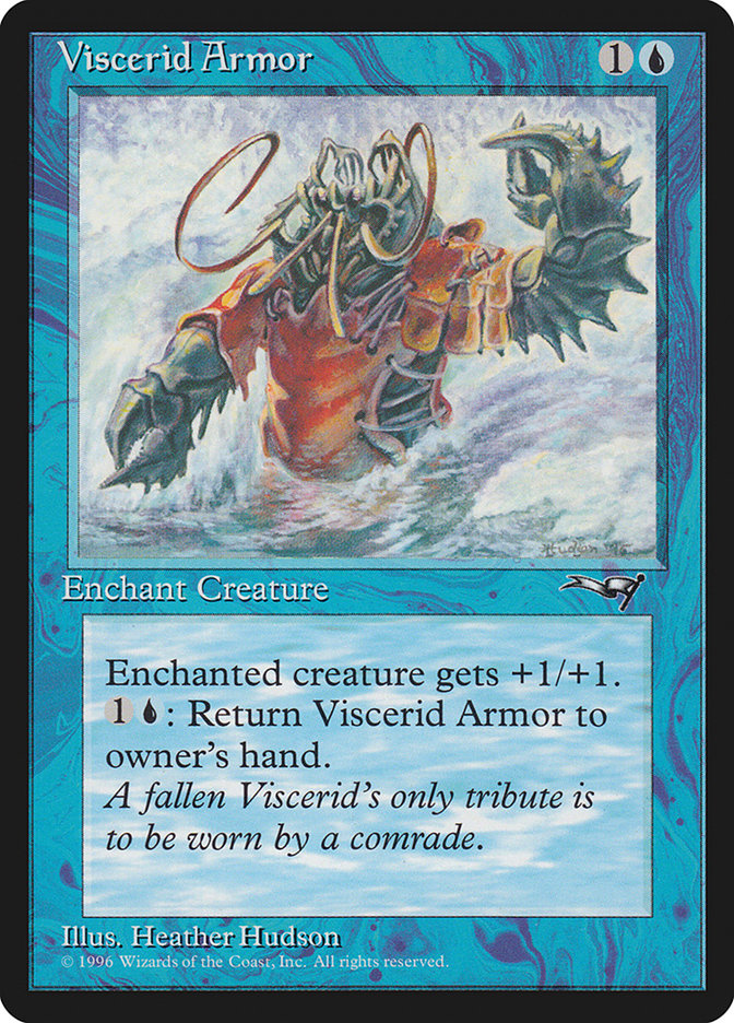 Viscerid Armor (Standing in Water) [Alliances] | Card Merchant Takapuna