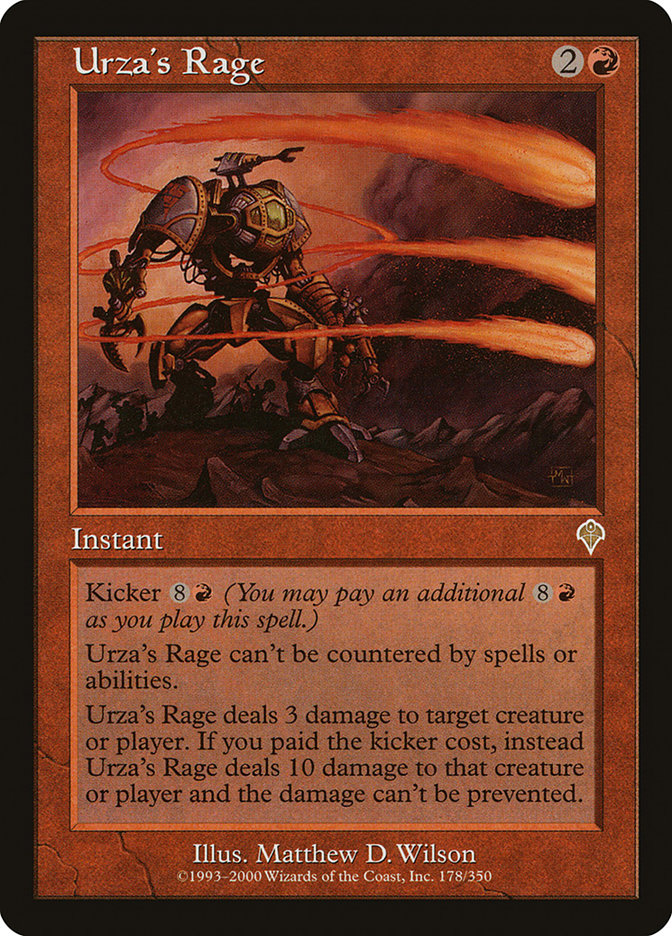 Urza's Rage [Invasion] | Card Merchant Takapuna