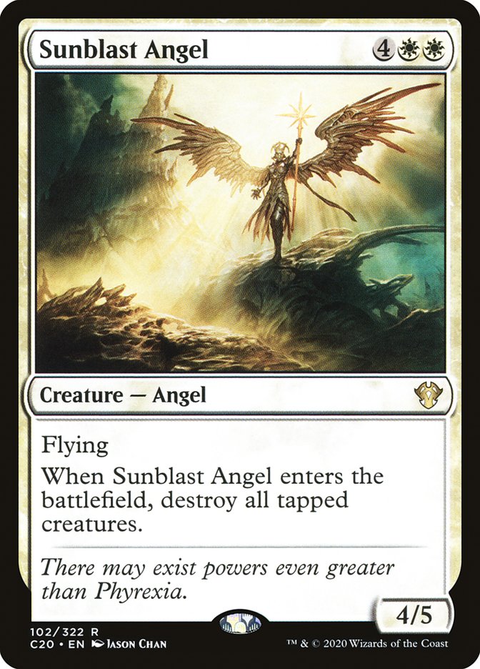 Sunblast Angel [Commander 2020] | Card Merchant Takapuna