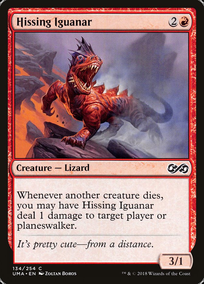 Hissing Iguanar [Ultimate Masters] | Card Merchant Takapuna