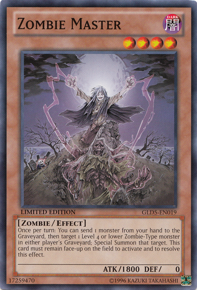 Zombie Master [GLD5-EN019] Common | Card Merchant Takapuna