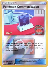 Pokemon Communication (152a/181) (Oceania International Promo) [Sun & Moon: Team Up] | Card Merchant Takapuna