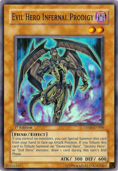 Evil Hero Infernal Prodigy [DP06-EN008] Super Rare | Card Merchant Takapuna