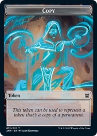 Copy // Illusion Double-Sided Token [Zendikar Rising Tokens] | Card Merchant Takapuna