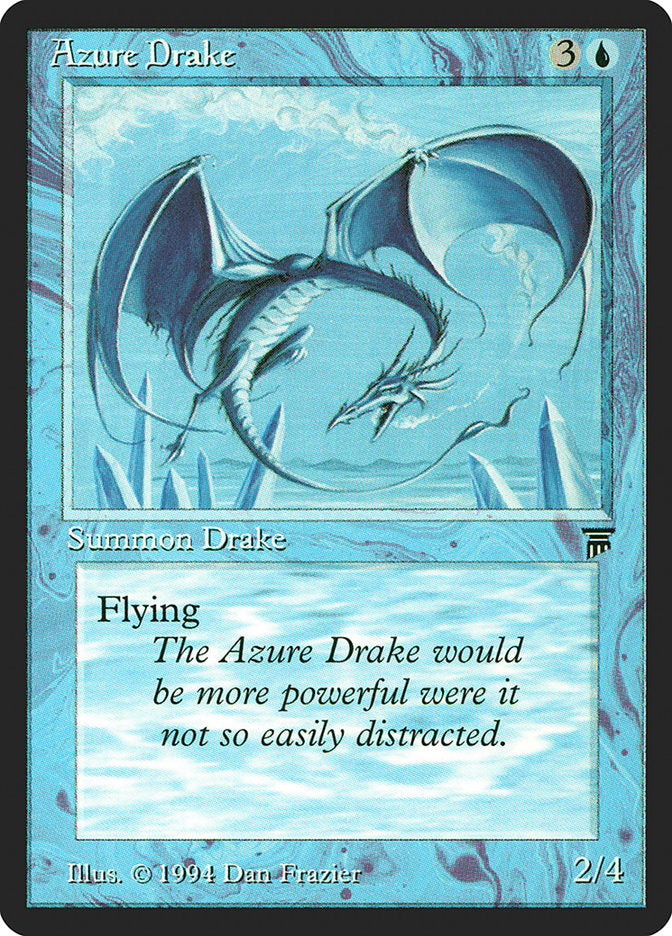 Azure Drake [Legends] | Card Merchant Takapuna