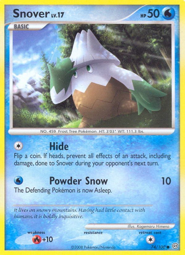 Snover (74/100) [Diamond & Pearl: Stormfront] | Card Merchant Takapuna