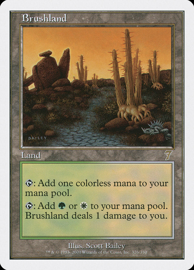 Brushland [Seventh Edition] | Card Merchant Takapuna