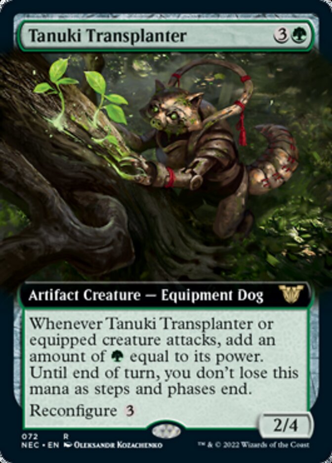 Tanuki Transplanter (Extended Art) [Kamigawa: Neon Dynasty Commander] | Card Merchant Takapuna