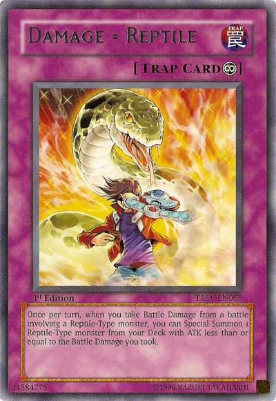 Damage = Reptile [TAEV-EN067] Rare | Card Merchant Takapuna