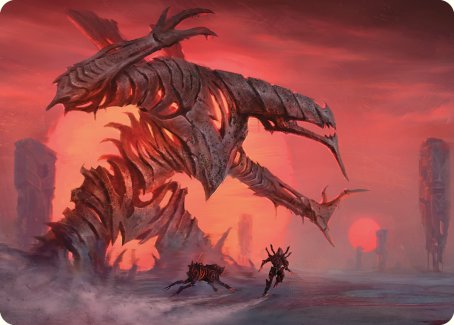 Red Sun's Zenith Art Card [Phyrexia: All Will Be One Art Series] | Card Merchant Takapuna