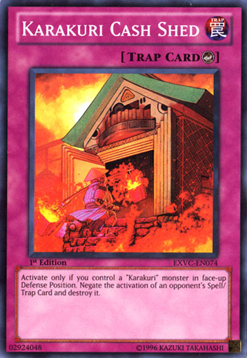 Karakuri Cash Shed [EXVC-EN074] Super Rare | Card Merchant Takapuna