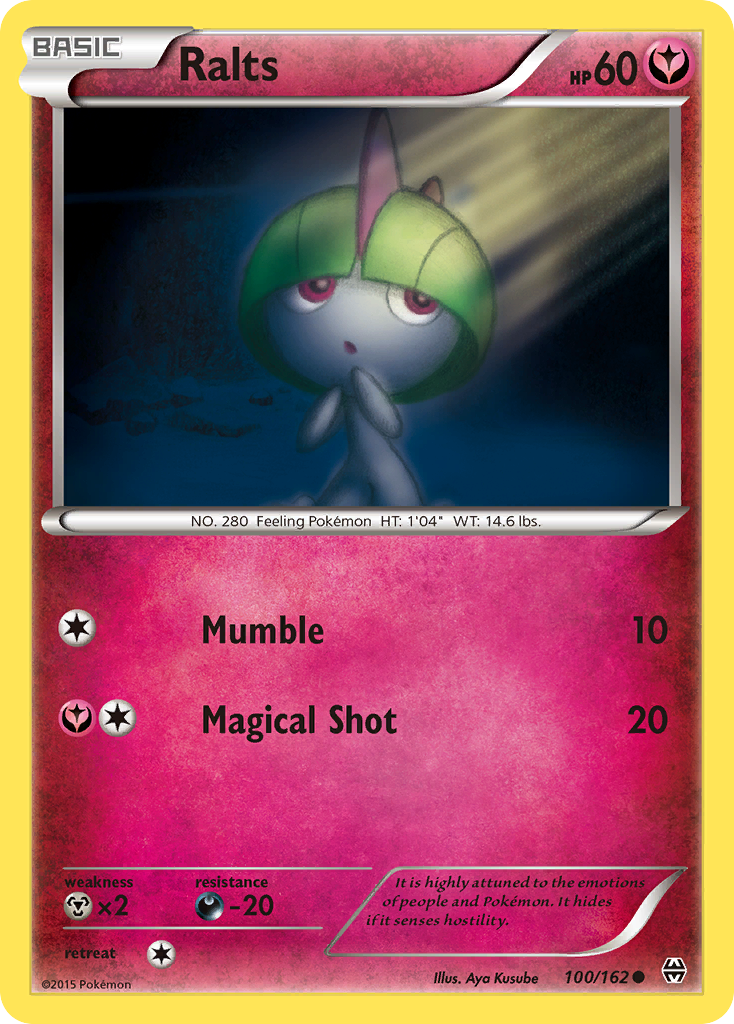 Ralts (100/162) [XY: BREAKthrough] | Card Merchant Takapuna