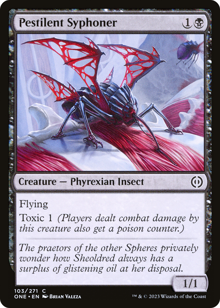 Pestilent Syphoner [Phyrexia: All Will Be One] | Card Merchant Takapuna