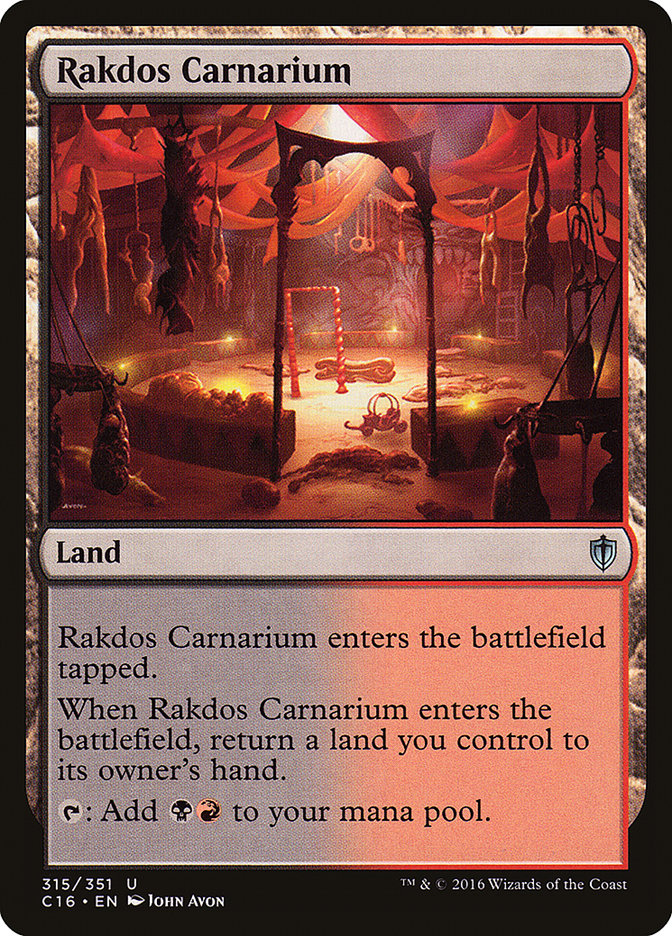 Rakdos Carnarium [Commander 2016] | Card Merchant Takapuna