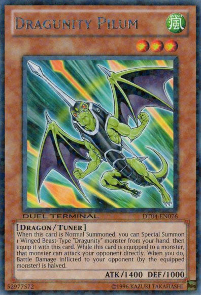 Dragunity Pilum [DT04-EN076] Rare | Card Merchant Takapuna