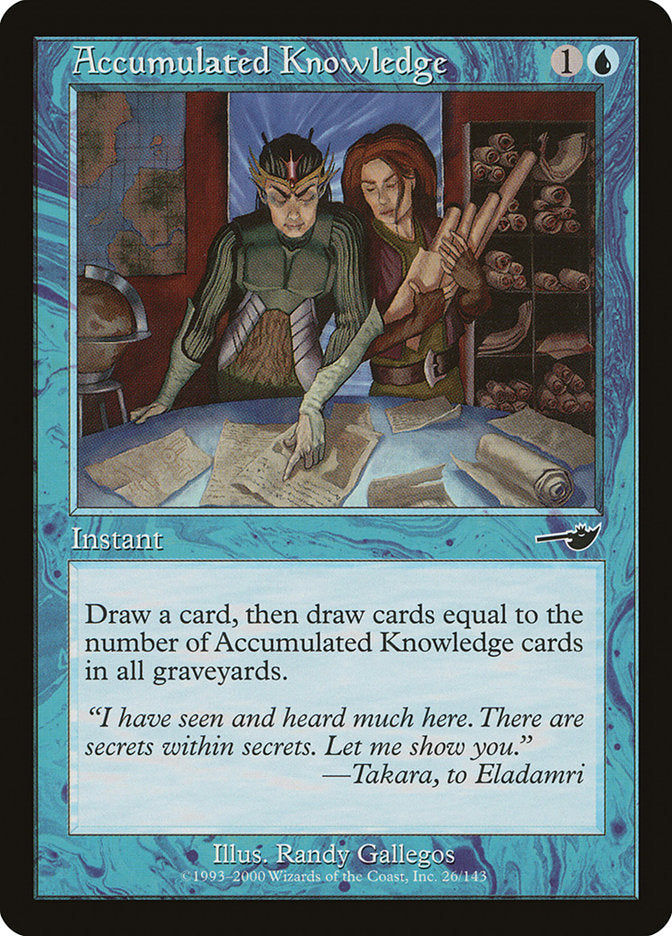 Accumulated Knowledge [Nemesis] | Card Merchant Takapuna