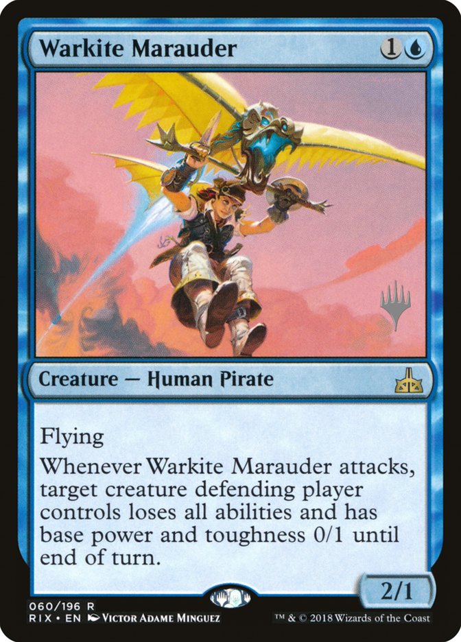 Warkite Marauder (Promo Pack) [Rivals of Ixalan Promos] | Card Merchant Takapuna