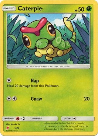 Caterpie (1/30) [Sun & Moon: Trainer Kit - Lycanroc] | Card Merchant Takapuna