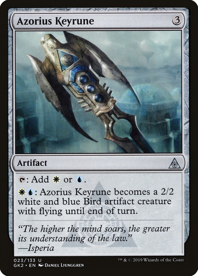 Azorius Keyrune [Ravnica Allegiance Guild Kit] | Card Merchant Takapuna