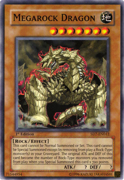 Megarock Dragon [SD7-EN012] Common | Card Merchant Takapuna