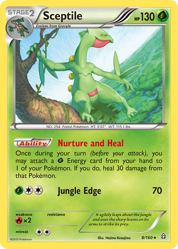 Sceptile (8/160) [XY: Primal Clash] | Card Merchant Takapuna