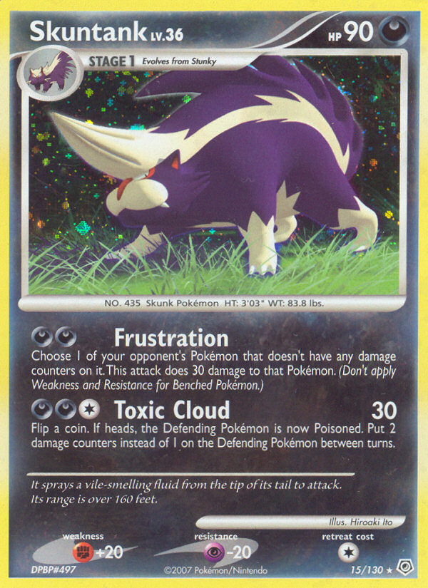 Skuntank (15/130) [Diamond & Pearl: Base Set] | Card Merchant Takapuna