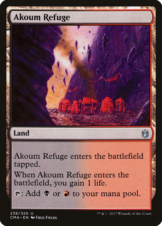 Akoum Refuge [Commander Anthology] | Card Merchant Takapuna