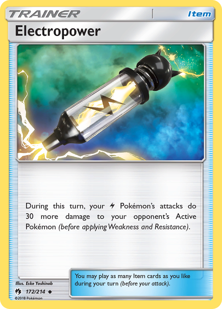 Electropower (172/214) [Sun & Moon: Lost Thunder] | Card Merchant Takapuna