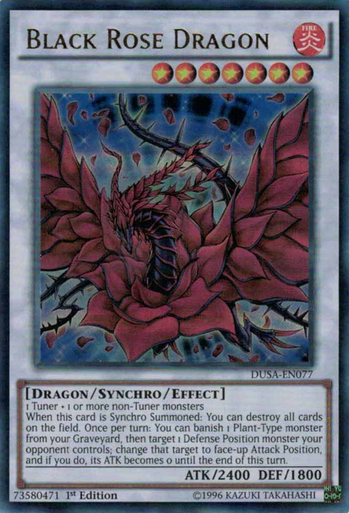 Black Rose Dragon [DUSA-EN077] Ultra Rare | Card Merchant Takapuna