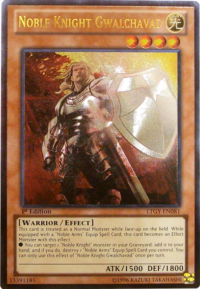 Noble Knight Gwalchavad [LTGY-EN081] Ultimate Rare | Card Merchant Takapuna