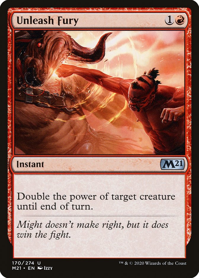 Unleash Fury [Core Set 2021] | Card Merchant Takapuna