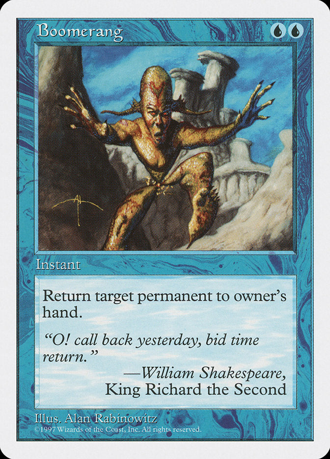 Boomerang [Fifth Edition] | Card Merchant Takapuna