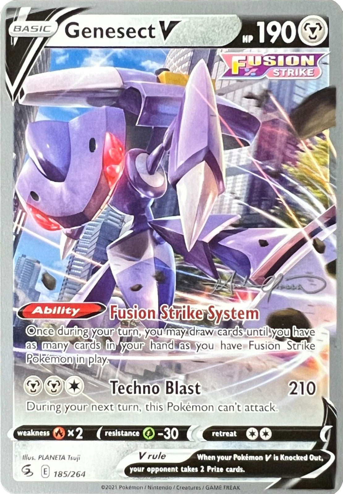 Genesect V (185/264) (The Shape of Mew - Andre Chiasson) [World Championships 2022] | Card Merchant Takapuna