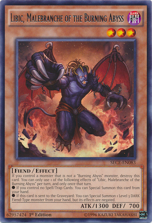 Libic, Malebranche of the Burning Abyss [SECE-EN083] Rare | Card Merchant Takapuna