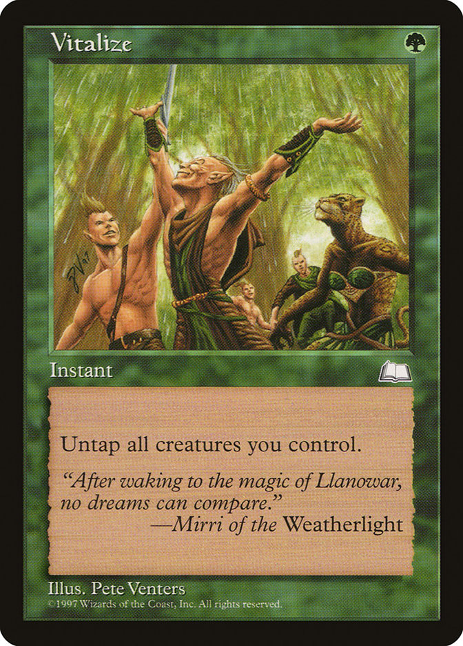 Vitalize [Weatherlight] | Card Merchant Takapuna