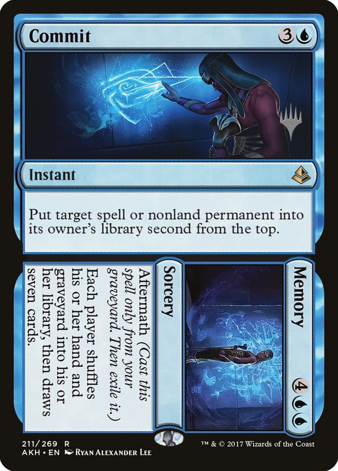 Commit // Memory (Promo Pack) [Amonkhet Promos] | Card Merchant Takapuna