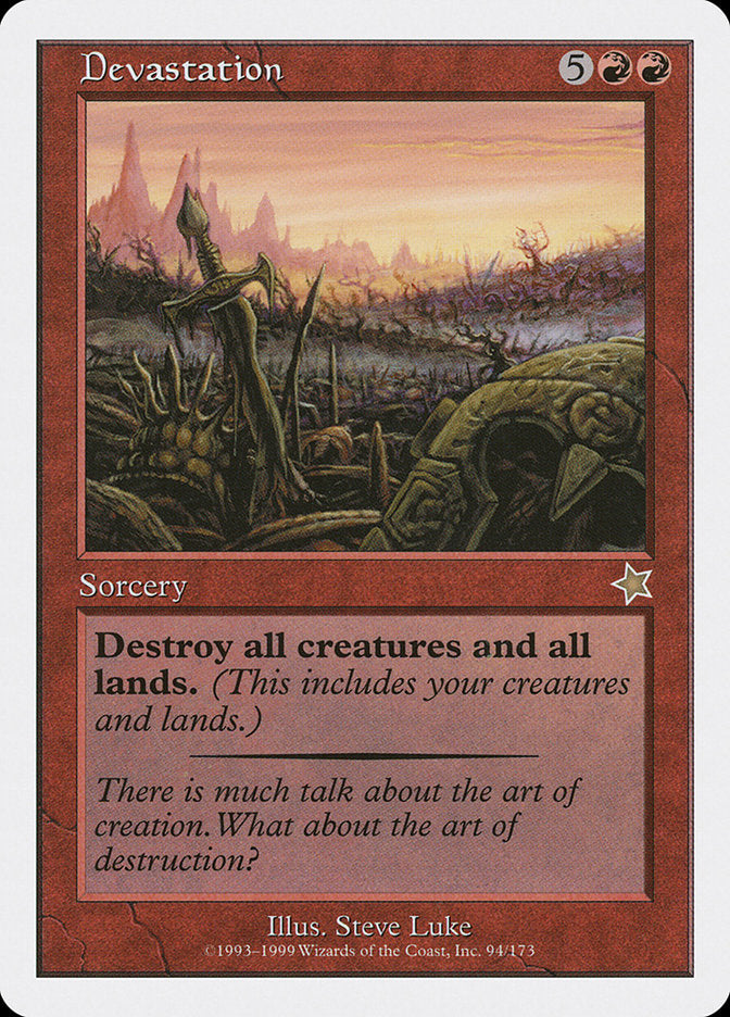 Devastation [Starter 1999] | Card Merchant Takapuna