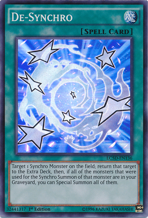 De-Synchro [LC5D-EN136] Super Rare | Card Merchant Takapuna