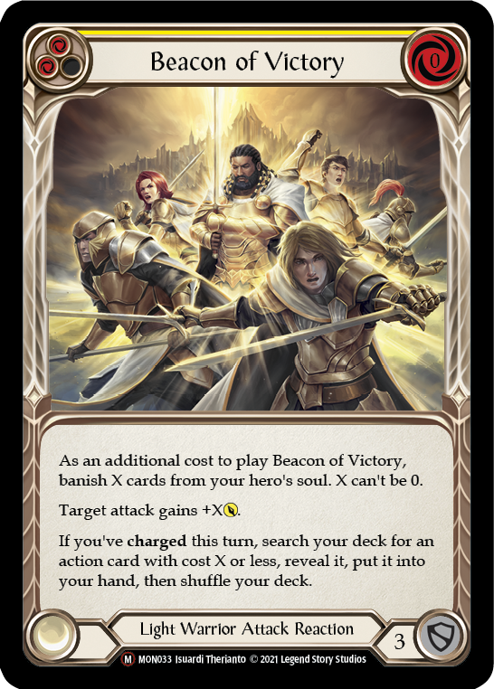 Beacon of Victory [U-MON033] (Monarch Unlimited)  Unlimited Normal | Card Merchant Takapuna