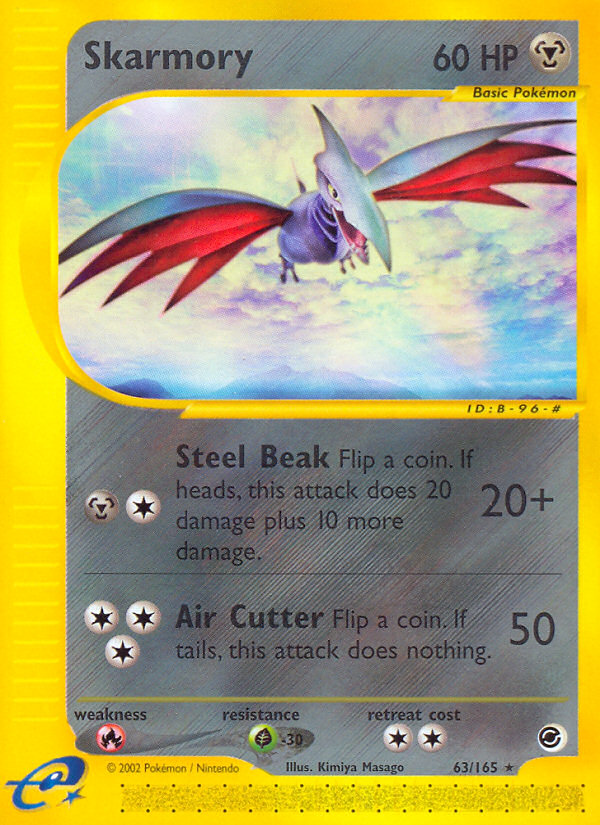 Skarmory (63/165) [Expedition: Base Set] | Card Merchant Takapuna