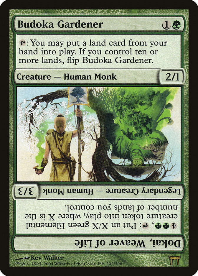 Budoka Gardener // Dokai, Weaver of Life [Champions of Kamigawa] | Card Merchant Takapuna