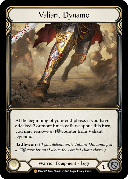 Valiant Dynamo [MON107-CF] (Monarch)  1st Edition Cold Foil | Card Merchant Takapuna