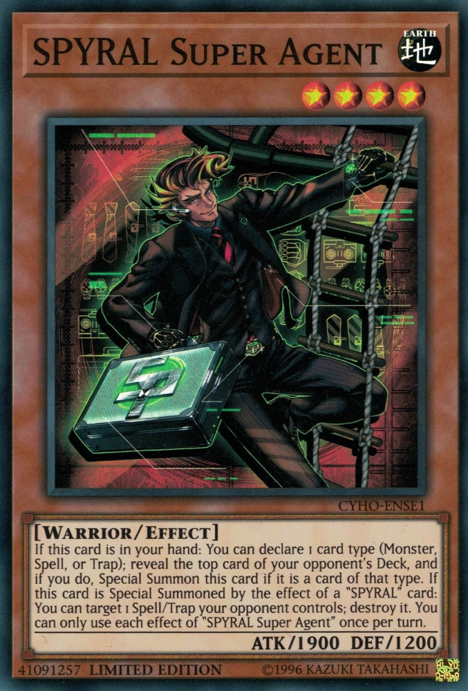 SPYRAL Super Agent [CYHO-ENSE1] Super Rare | Card Merchant Takapuna