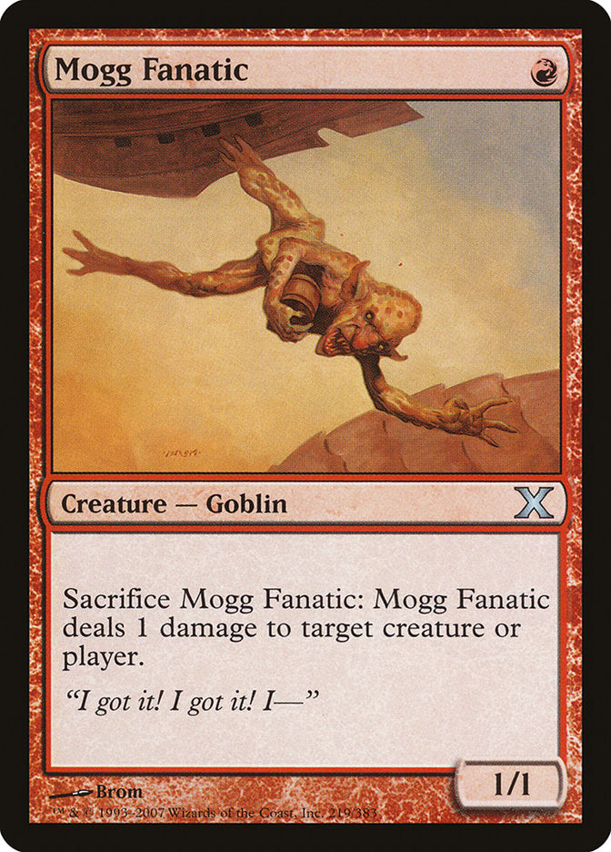 Mogg Fanatic [Tenth Edition] | Card Merchant Takapuna