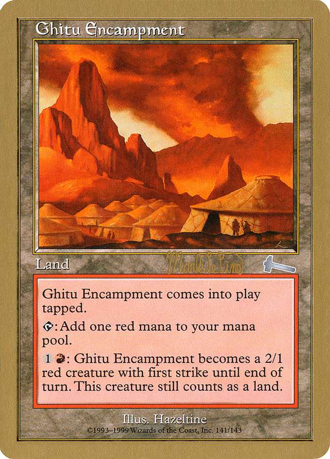 Ghitu Encampment (Mark Le Pine) [World Championship Decks 1999] | Card Merchant Takapuna